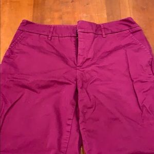 Merona magenta cropped pants